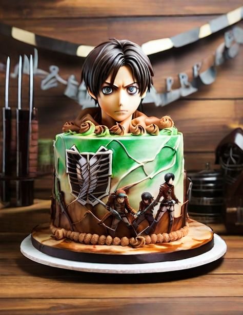 Attack on Titan Cake Ideas: 12 Epic Designs for Anime Birthdays 14 3D Titan Face Cake