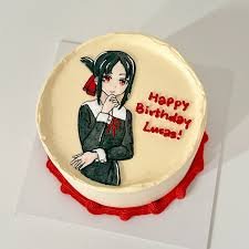 Anime Line-Art | Anime Birthday Cake Ideas