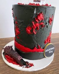 Attack on Titan Cake Ideas: 12 Epic Designs for Anime Birthdays 28 Bloody Battle” Drip Cake