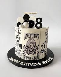 Cursed Energy Manga Wrap Cake