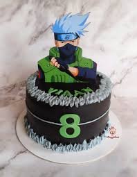 Cake Design for Boys Birthday Cake Ideas Parents Love 26 Kakashi Hatake Tribute |Anime Birthday Cake Ideas