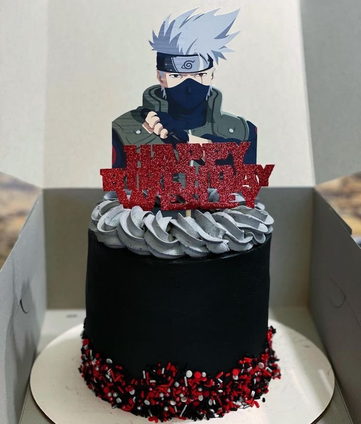 Kakashi Hatake Tribute |Anime Birthday Cake Ideas