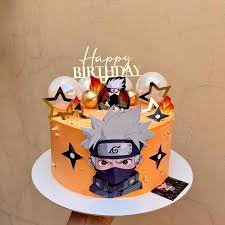 Cake Design for Boys Birthday Cake Ideas Parents Love 28 Kakashi Hatake Tribute |Anime Birthday Cake Ideas