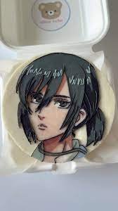 Attack on Titan Cake Ideas: 12 Epic Designs for Anime Birthdays 32 Mikasa Red Scarf Highlight Cake