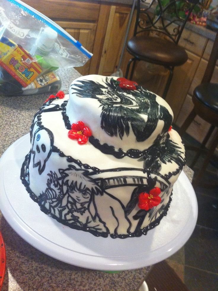 Tattooed Anime Icon Cake