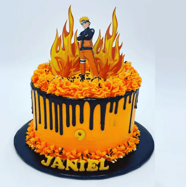 Naruto Blaze Cake | Anime Birthday Cake Ideas