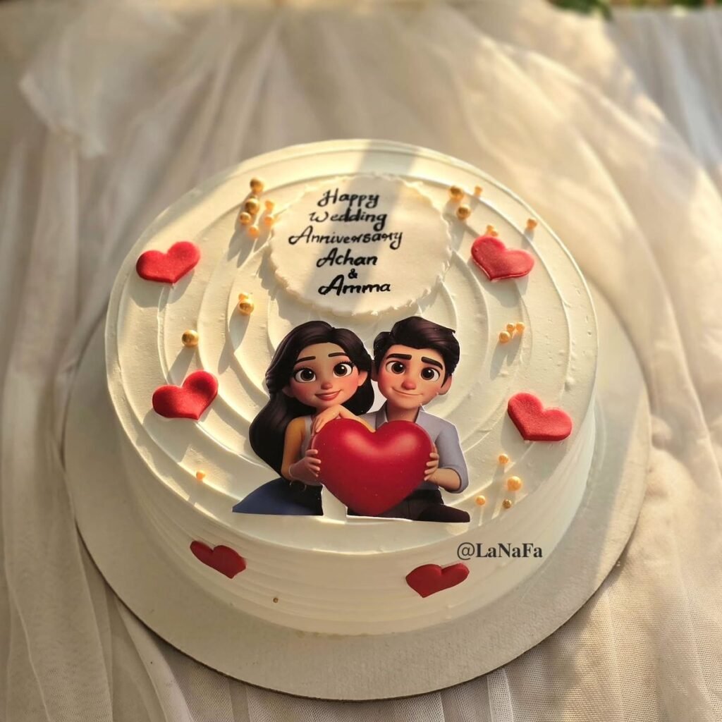 anniversary cake design