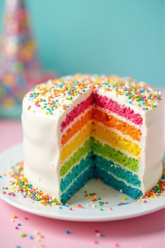 5 Stunning Rainbow Cake Design Ideas for Boys, Girls & Birthdays rainbow cake design