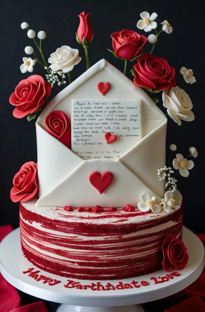 Personalized Anniversary Cake