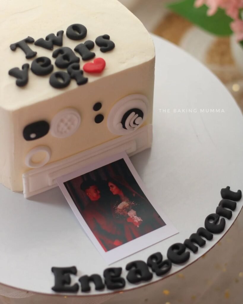 Personalized Anniversary Cake