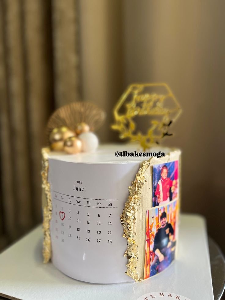 Personalized Anniversary Date Cake Concepts