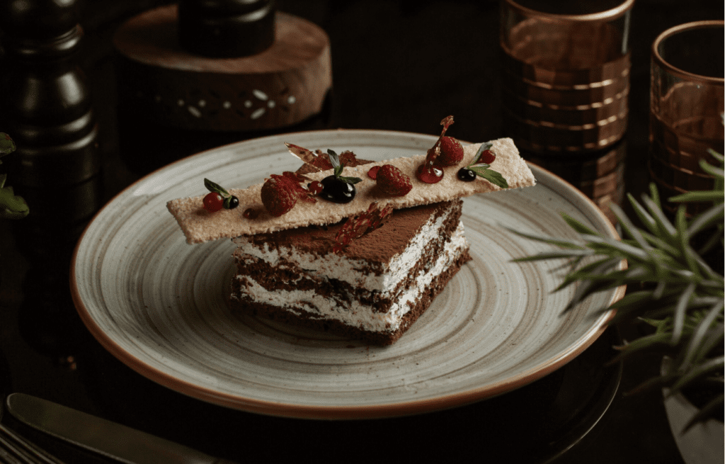 Creamy Italian dessert layered with mascarpone and espresso flavors