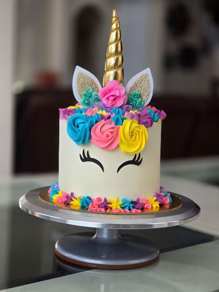 Unicorn Rainbow Cake