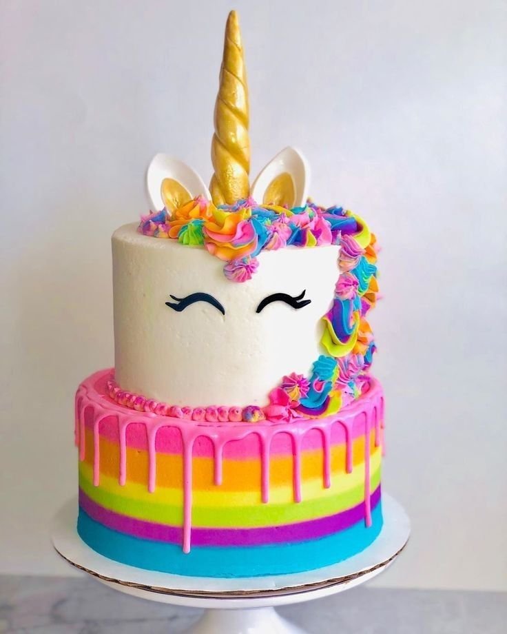 Unicorn Rainbow Cake
