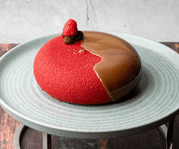Raspberry Compote Entremet

