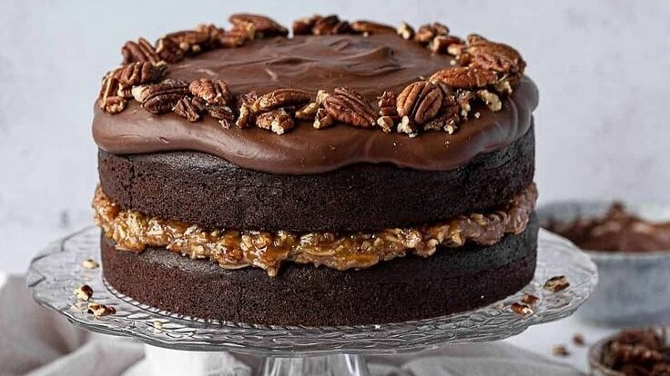 Best vegan cakes in Bangalore: Rich chocolate vegan cake with creamy frosting