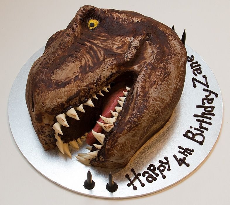 Roaring Dinosaur Cake
