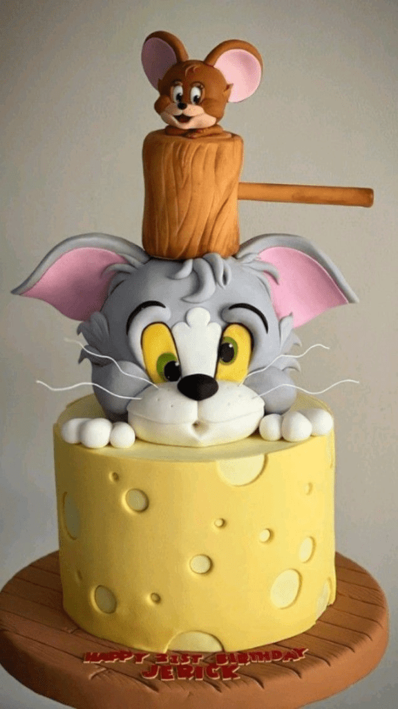 Cake Design for Boys Birthday Cake Ideas Parents Love 6 cartoon birthday cake design for boys with Tom and Jerry cake