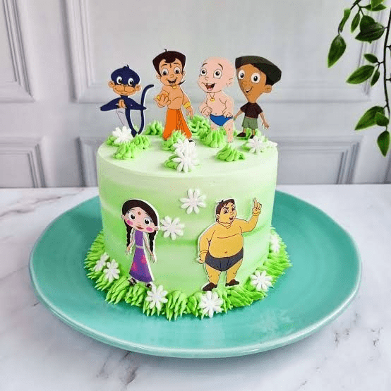 Cake Design for Boys Birthday Cake Ideas Parents Love 5 cartoon birthday cake design for boys featuring Chota Bheem