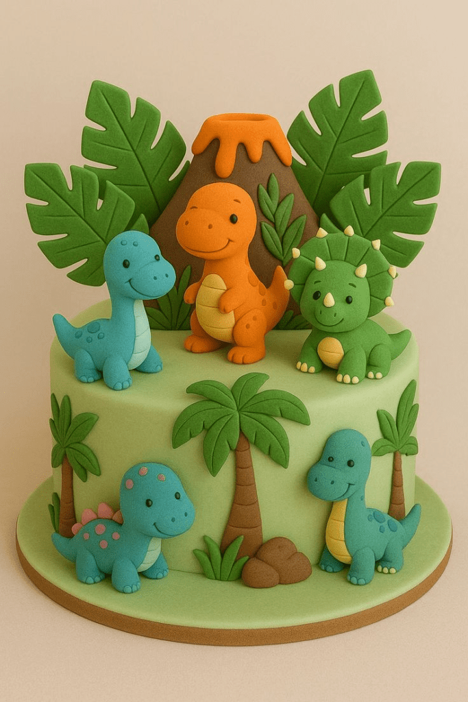 dinosaur birthday cake design ideas for boys
