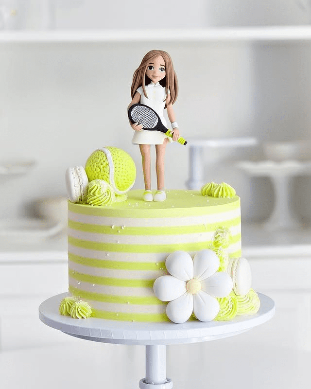 tennis theme cake design ideas for boys party